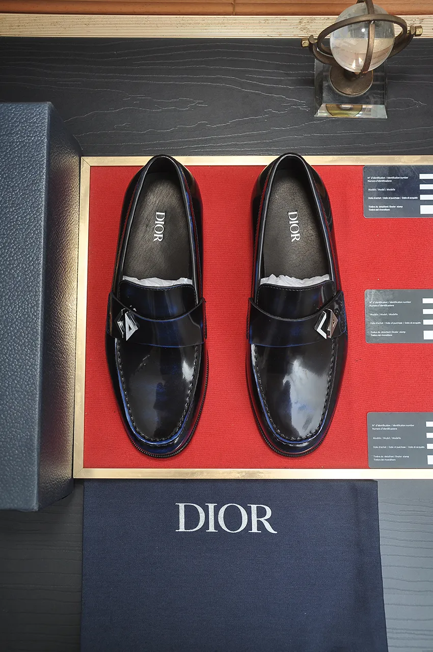 Men's shoes 💰580💶[Dior] (water-dyed cowhide lining) Dior original 1:1 high-quality factory, imported original materials, imported raw cowhide, water-dyed cowhide lining, original TPU outsole, code number: 39-44 (45 customized)